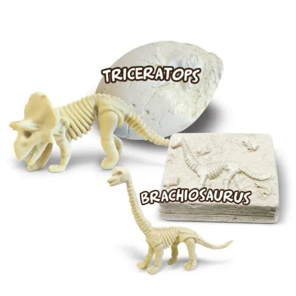 Dinosaur Theme Treasure Hunt STEM Toys - Dig Blocks With Creative Surprise In Each Block alternate