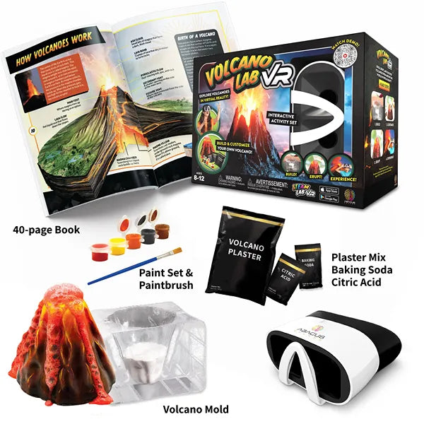 Abacus VR Volcano Lab 2.0 - مجموعة العلوم التفاعلية للأطفال (SMLT57)