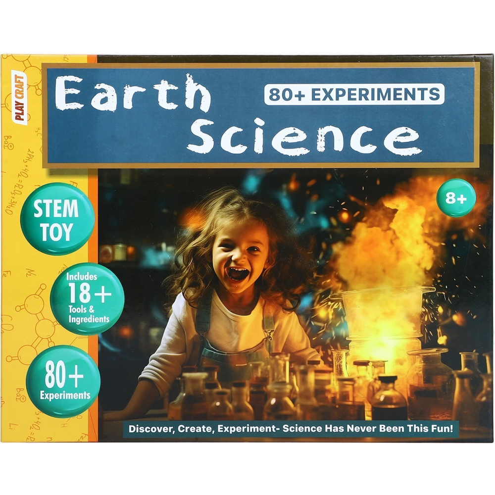 Play Craft Earth Science Experiments Kit 80+ Stem Educational Science Activities For Kids