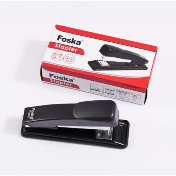 Foska 20-Sheet Stapler – Black