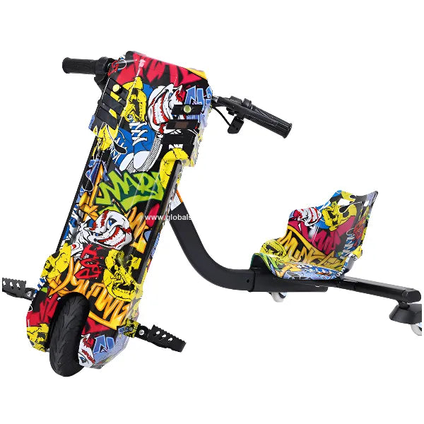Graffiti Drift Rider 3-Wheel Electric Scooter (SRAM101)