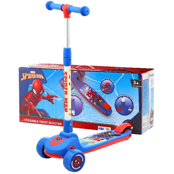 Marvel Spiderman Foldable Twist Scooter