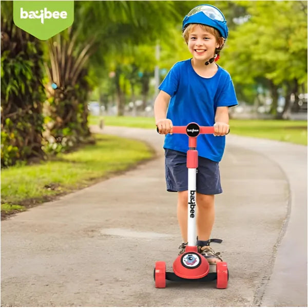Baybee Sonic Skate Scooter for Kids- Red alternate