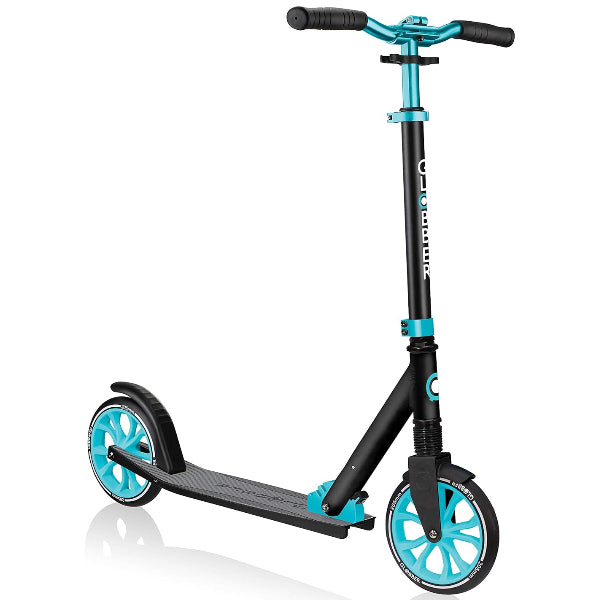 Globber NL 205 Foldable 2-Wheel Scooter – Teal & Black