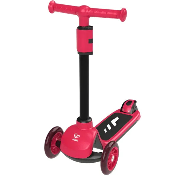 Hape Lean n Glide Kick 3-Wheel Scooter-Red