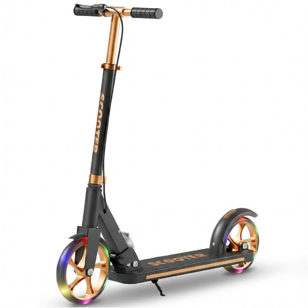Premium Foldable Scooter Scooter With Handbrake-Black (SRIS133)