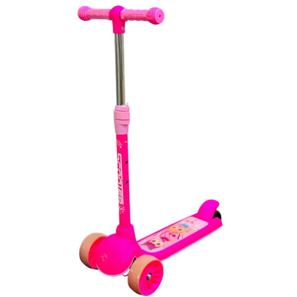 Girls Cartoon Themed 3 Wheel Scooter For Girls -With Light & Music