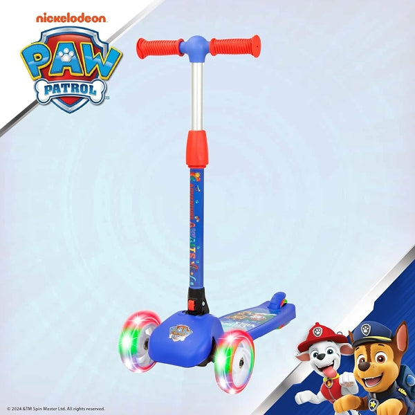 Spartan Paw Patrol 3-Wheel Light Up Scooter For Kids alternate