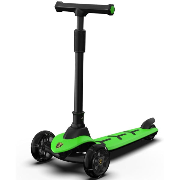 Lamborghini Adjustable 3-Wheel Kids Scooter - Green(SRTT135)