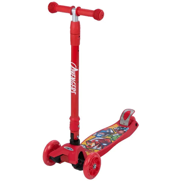 Avengers  Foldable Scooter with LED Light-Up Wheels