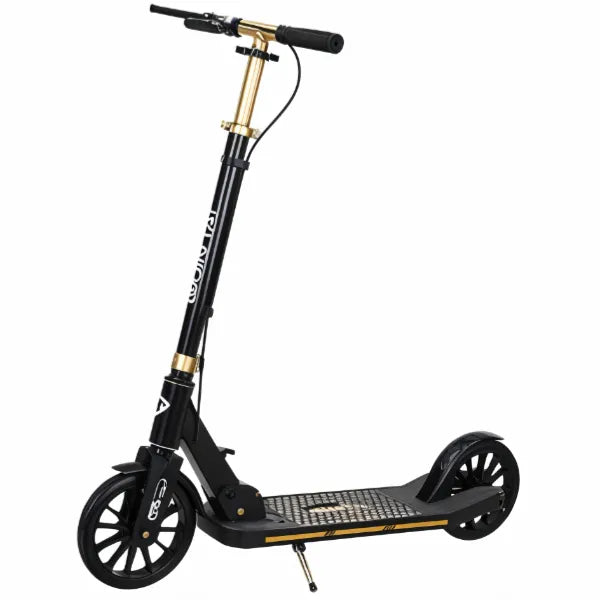New Design Foldable Scooter Scooter With Handbrake-Black