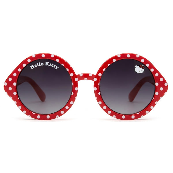 Hello Kitty Red Polka Dot Round Children'S Sunglasses