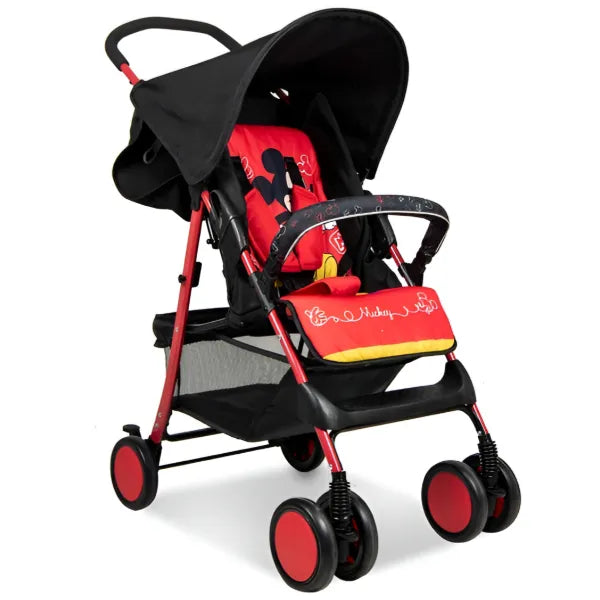 Disney Mickey Mouse Baby Lightweight Picnic Stroller Plus Storage Cabin