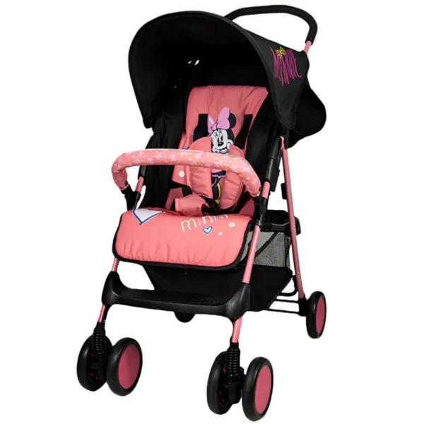 Disney Minnie Mouse Baby Lightweight Picnic Stroller With Storage Cabin
