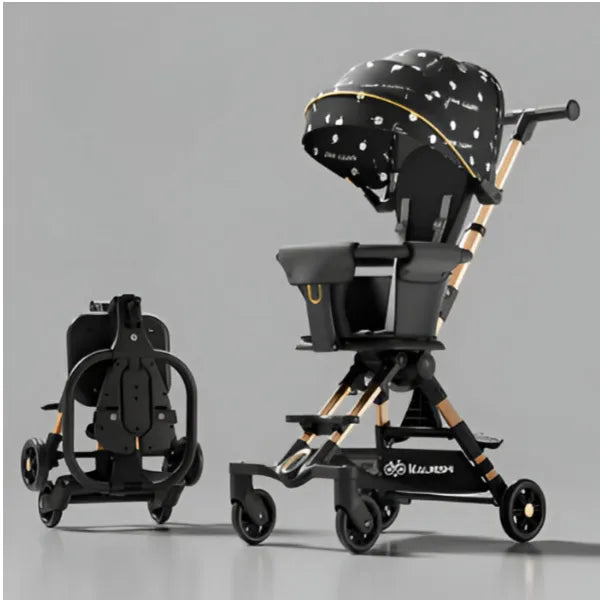 Foldable Infant Baby Stroller For Babies-Black