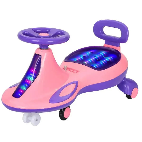 Infinity Swing Car With Light And Music - Pink