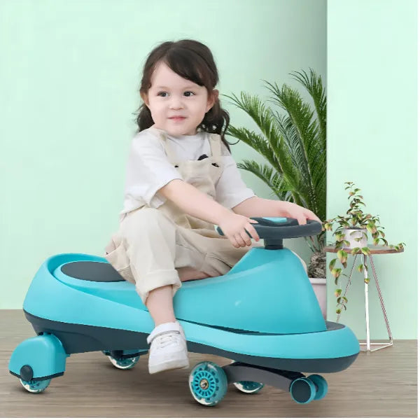 Baybee Misura Ride on Magic Swing Cars for Kids-Blue alternate