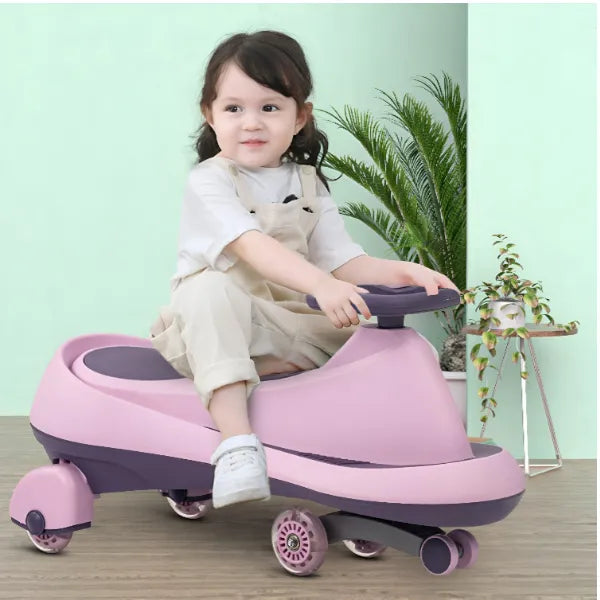 Baybee Misura Ride on Magic Swing Cars for Kids-Violet alternate