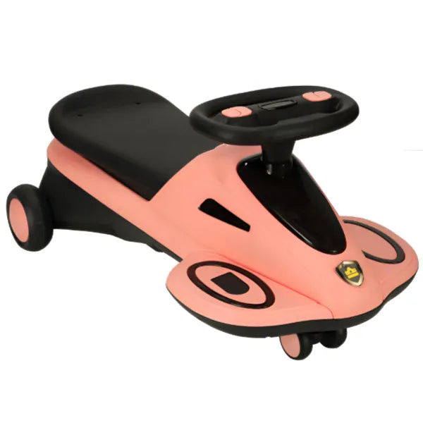 Premium Swing Car With Light & Music Function Ride On  - Pink