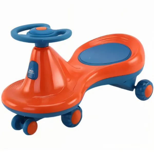 HT Dual Color Swing car Ride-On -Orange&Blue