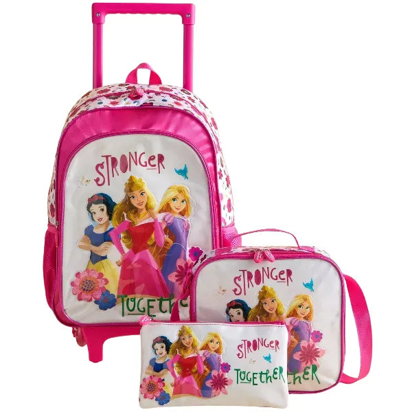 Disney Princess Stronger Together 2-in -1 Trolley Backpack Bag