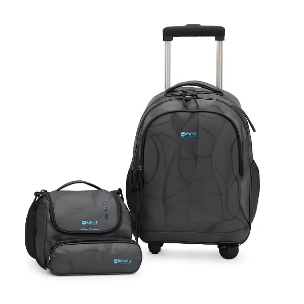 Barley Trolley bag Grey 3-Piece Set – 18 Inch
