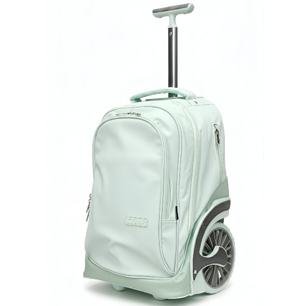 Q Line Big wheel Trolley School Bag Set – 3-in-1- Shell Green Color (TBQL190) alternate