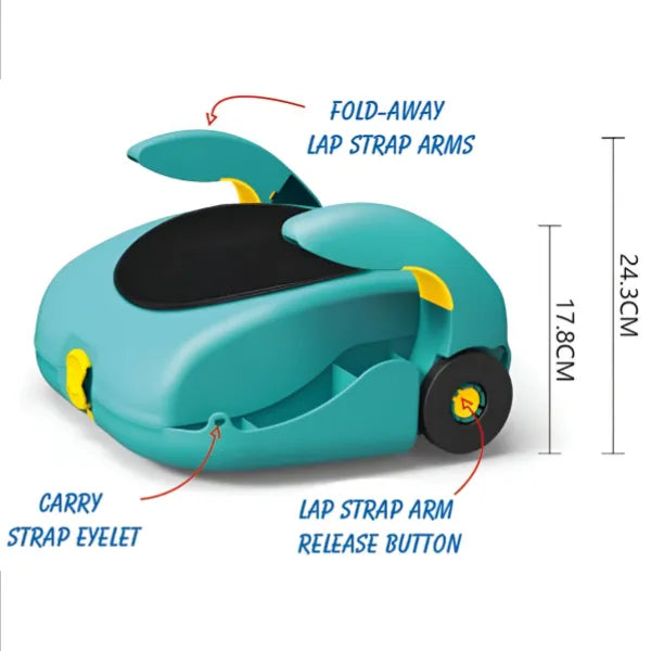All-in-1 Children Booster Seat and Travel Suitcase -Travel Trolley Bag alternate