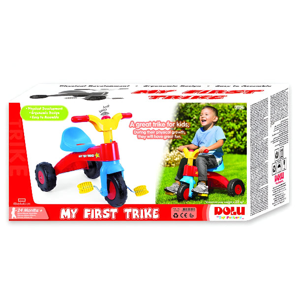 DOLU My First Trike for Toddlers – Kids Beginner 3-Wheel Tricycle (Ages 2+)