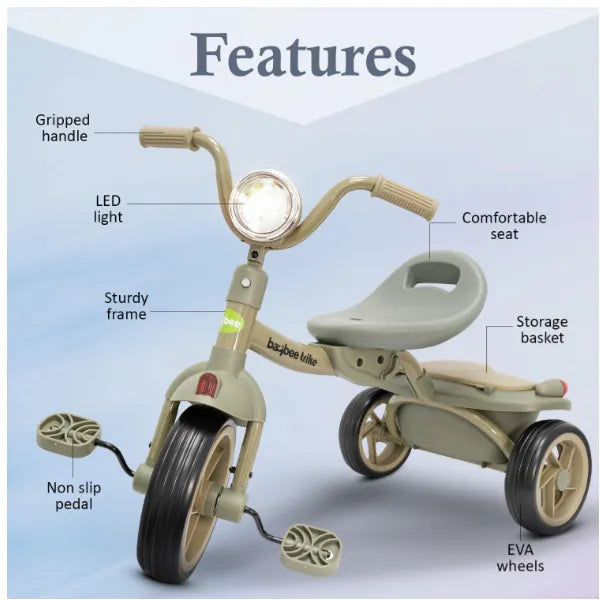 Baybee Foldable Flyer Tricycle alternate