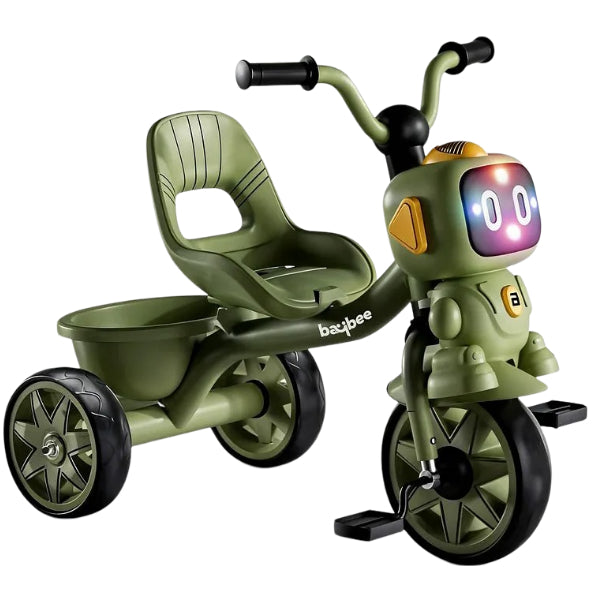 Baybee Robo Baby Tricycle For Kids - Green (TLBY88)