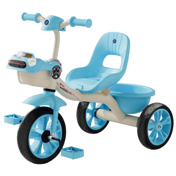 Baby Flash Ride Tricycle – Light & Music Edition-Light Blue (TLIS108)