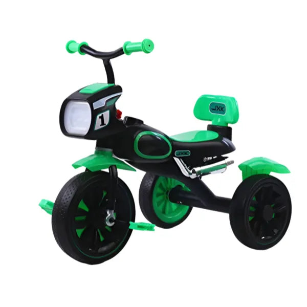 New Design Kids Tricycle Ride-On With Storage Space With Light & Music-Green