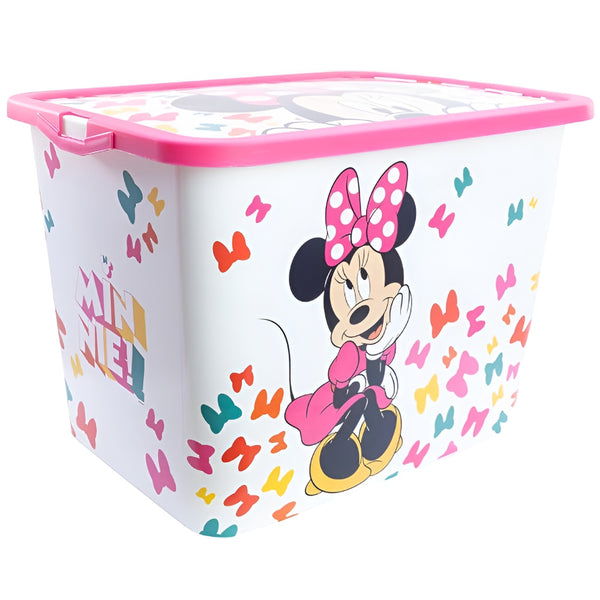 Stor Minnie Mouse Click Storage Box With Lid – 23 Litres
