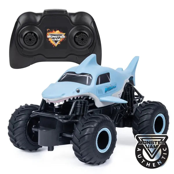 Monster Jam RC 1:24 Megalodon – Remote Control Truck Vehicle Toy (VLLT32) alternate
