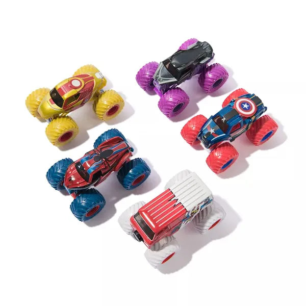 Monster Jam Marvel 1:64 Vehicles – 5-Pack Diecast Trucks (VLLT37) alternate
