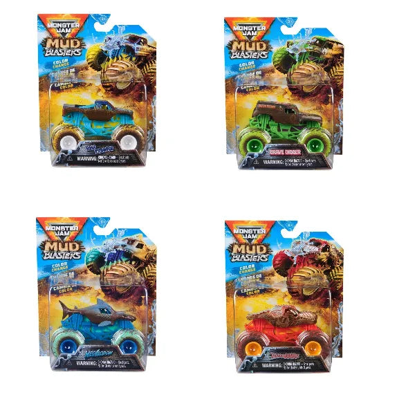 Monster Jam Mud Blasters Monster Truck – Colour Changing 1:64