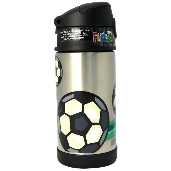 Thermos FUNtainer Stainless Steel Bottle – Football Design, 355ml alternate