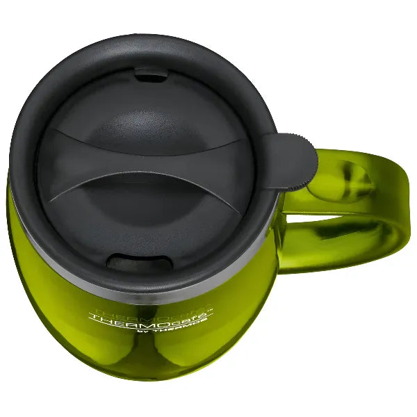 Thermos Stainless Steel Desktop Mug with Plastic Cover – Lime Green, 350 ml alternate
