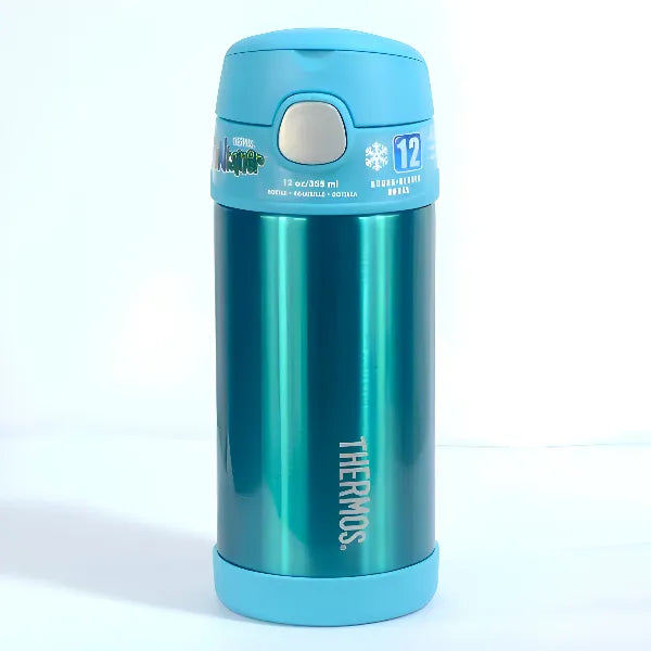Thermos Funtainer Stainless Steel Water Bottle – Teal, 355ml