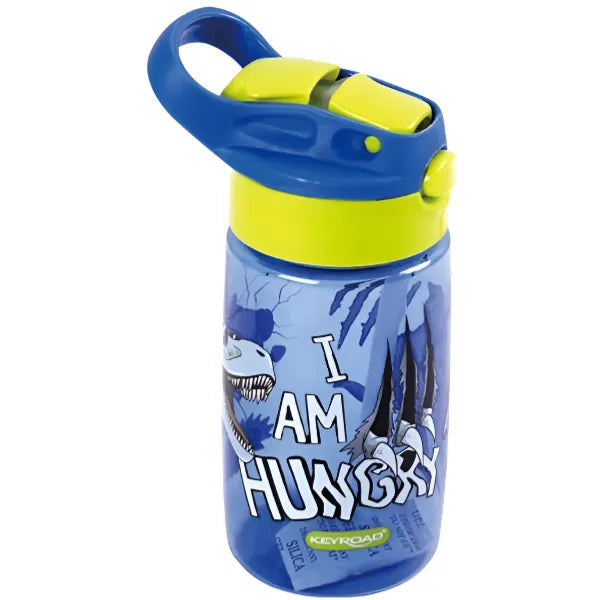 Keyroad Dinosaur Print Sipper Water Bottle -450 ML