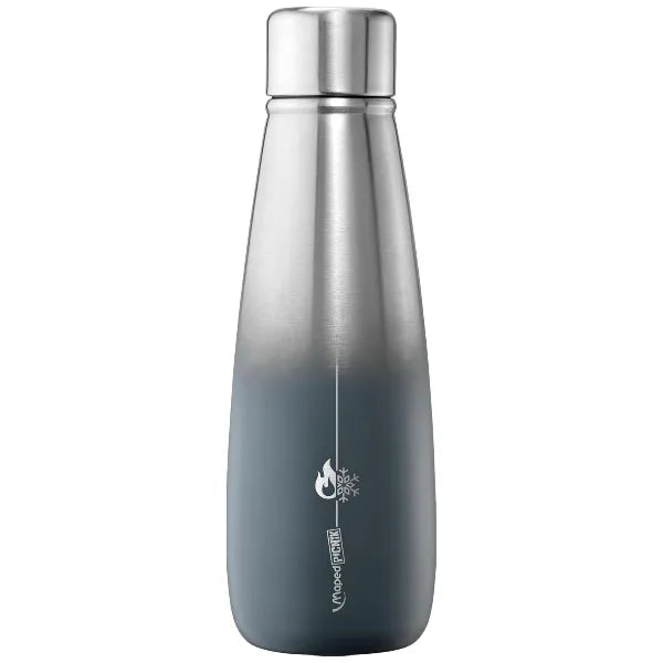 Maped - Picnik Stainless Steel Water Bottle - Grey - 500ml alternate