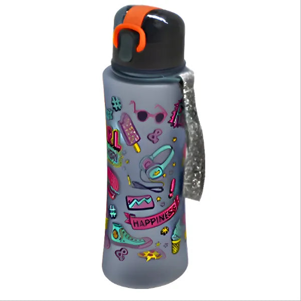 GIRL POWER Drinking Water Bottle For School Student-600 ML