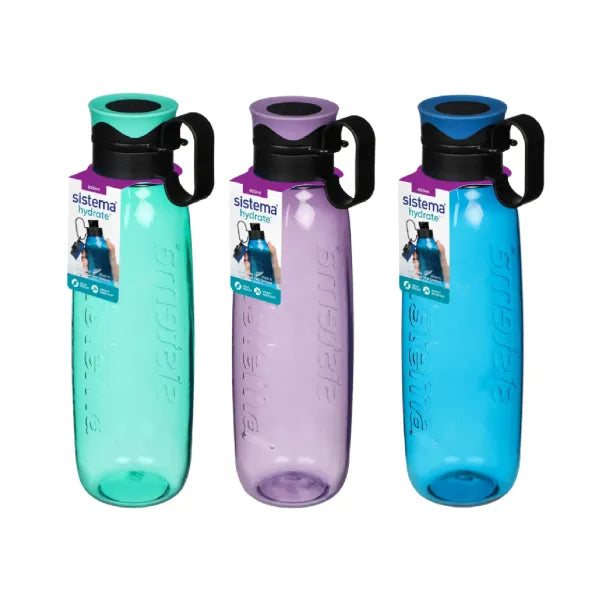 Sistema Traverse Water Bottle – 650ml Tritan (Assorted Colors)