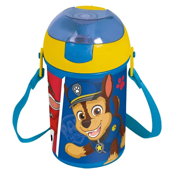 Stor Paw Patrol Boys Pop-Up Flip Canteen – 450ml Water Bottle