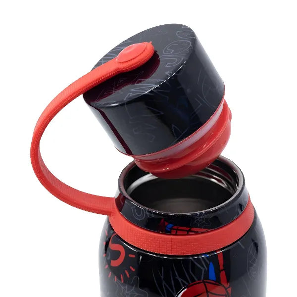Stor Kiddy Spider-Man Black Board Insulated Stainless Steel Water Bottle – 330ml alternate
