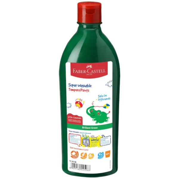 Faber Castell Ready Mix Tempera  Fun Paints Bottles - Brilliant Green