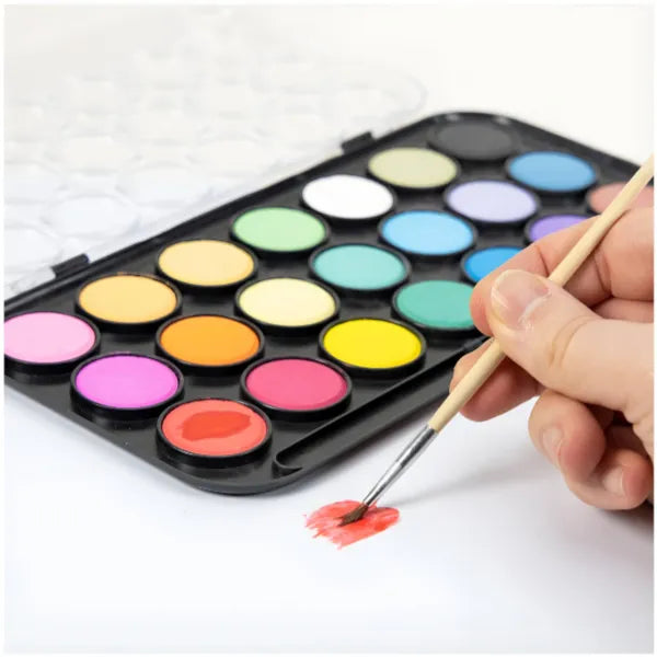 Galt Watercolour Paint With Brush For Art And Crafts Drawing And Painting- Pack Of 21 Paints alternate