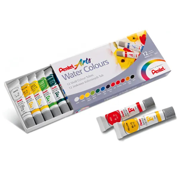 Pentel Water Colour Set - 12 Colors