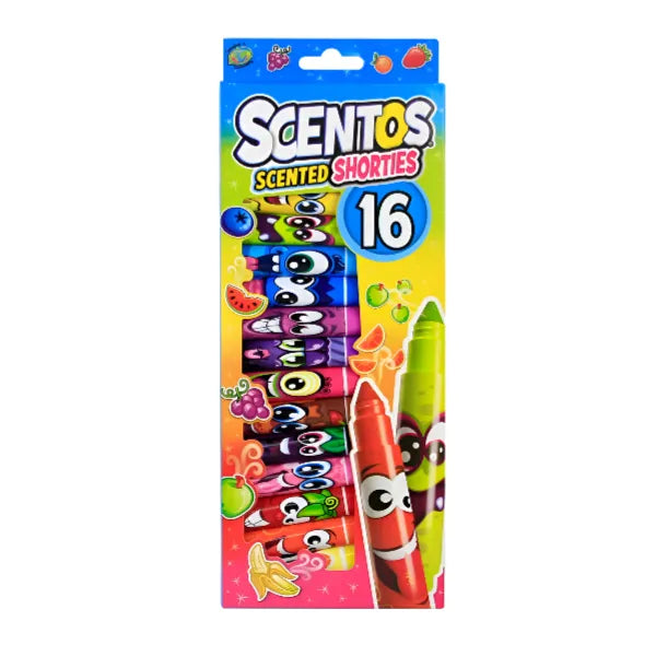 Scentos Scented 16 Shorties Markers Pack